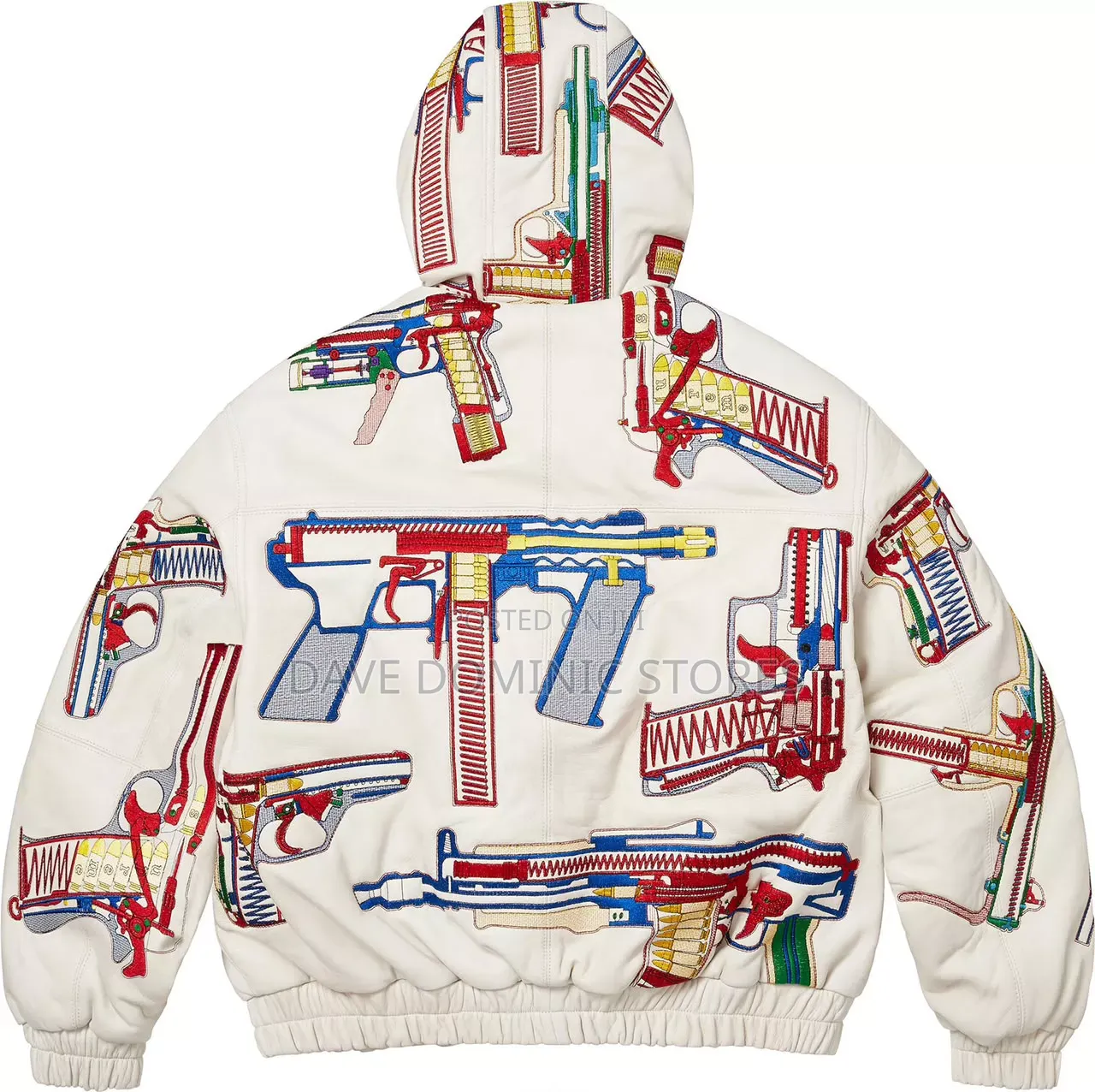 Supreme Gun Embroidered Hooded Jacket