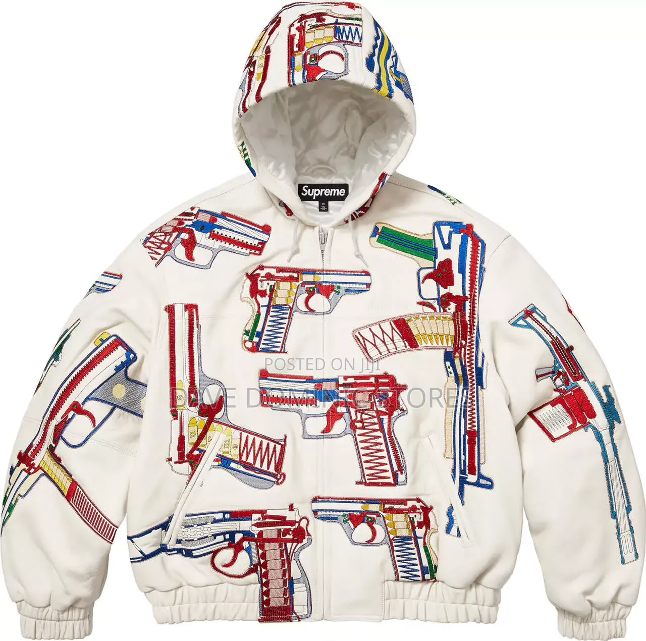 Supreme Gun Embroidered Hooded Jacket