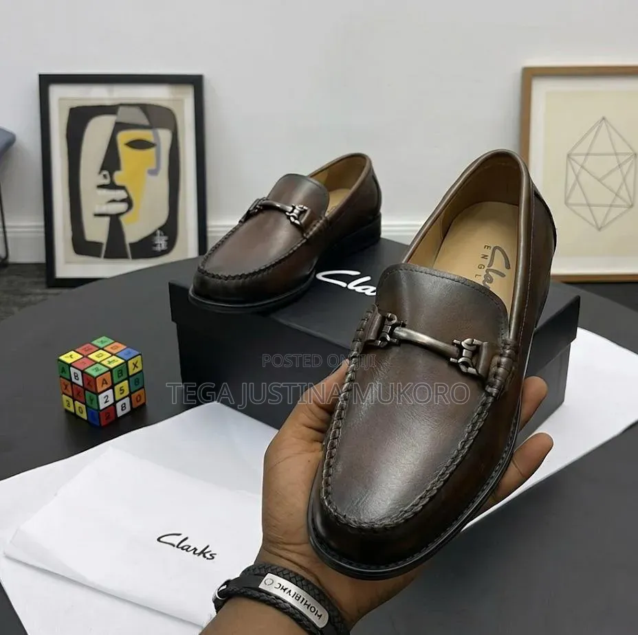 Various Colours Luxury Clarks Men's Chain Flat Shoes