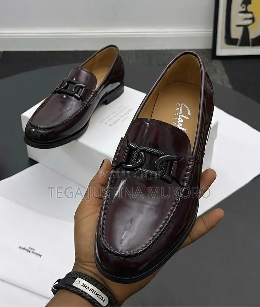 Various Colours Luxury Clarks Men's Chain Flat Shoes