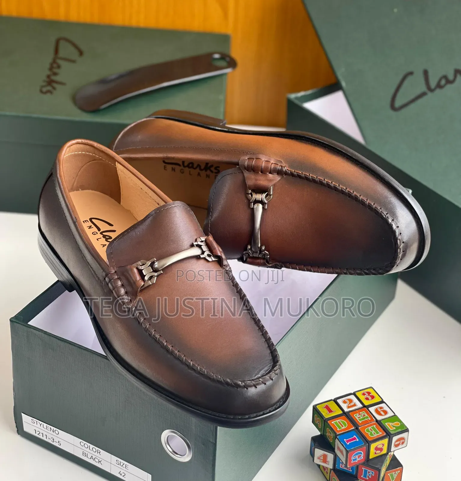 Various Colours Luxury Clarks Men's Chain Flat Shoes
