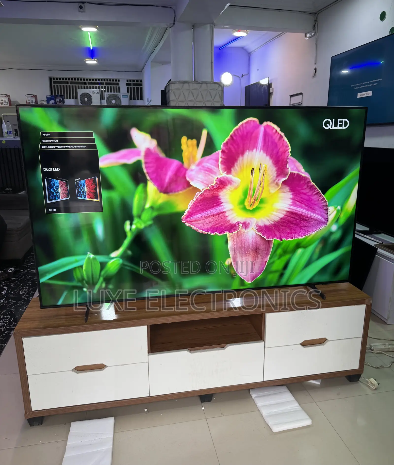 Uk Used 75 Inches Samsung Air Slim Qled Q65c Smart Tv