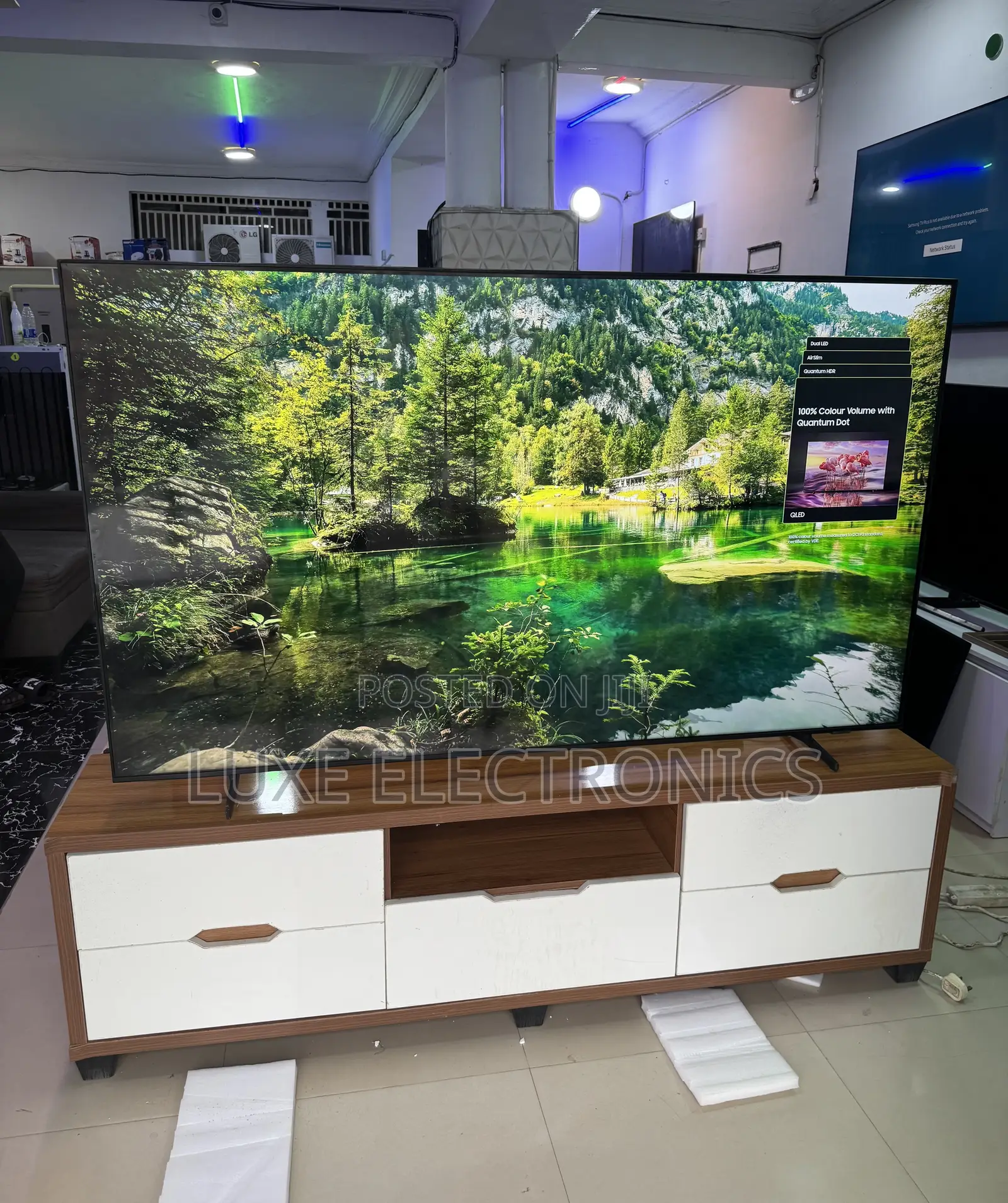 Uk Used 75 Inches Samsung Air Slim Qled Q65c Smart Tv