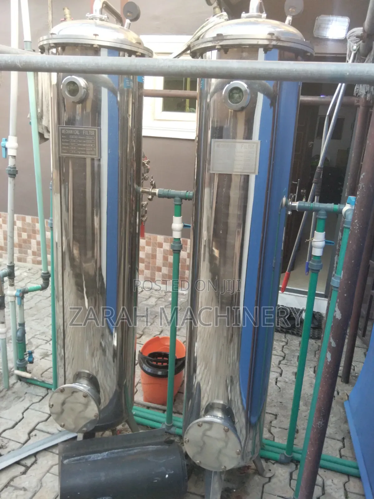 Water Treatment Filtration Tank 2000l/Hr