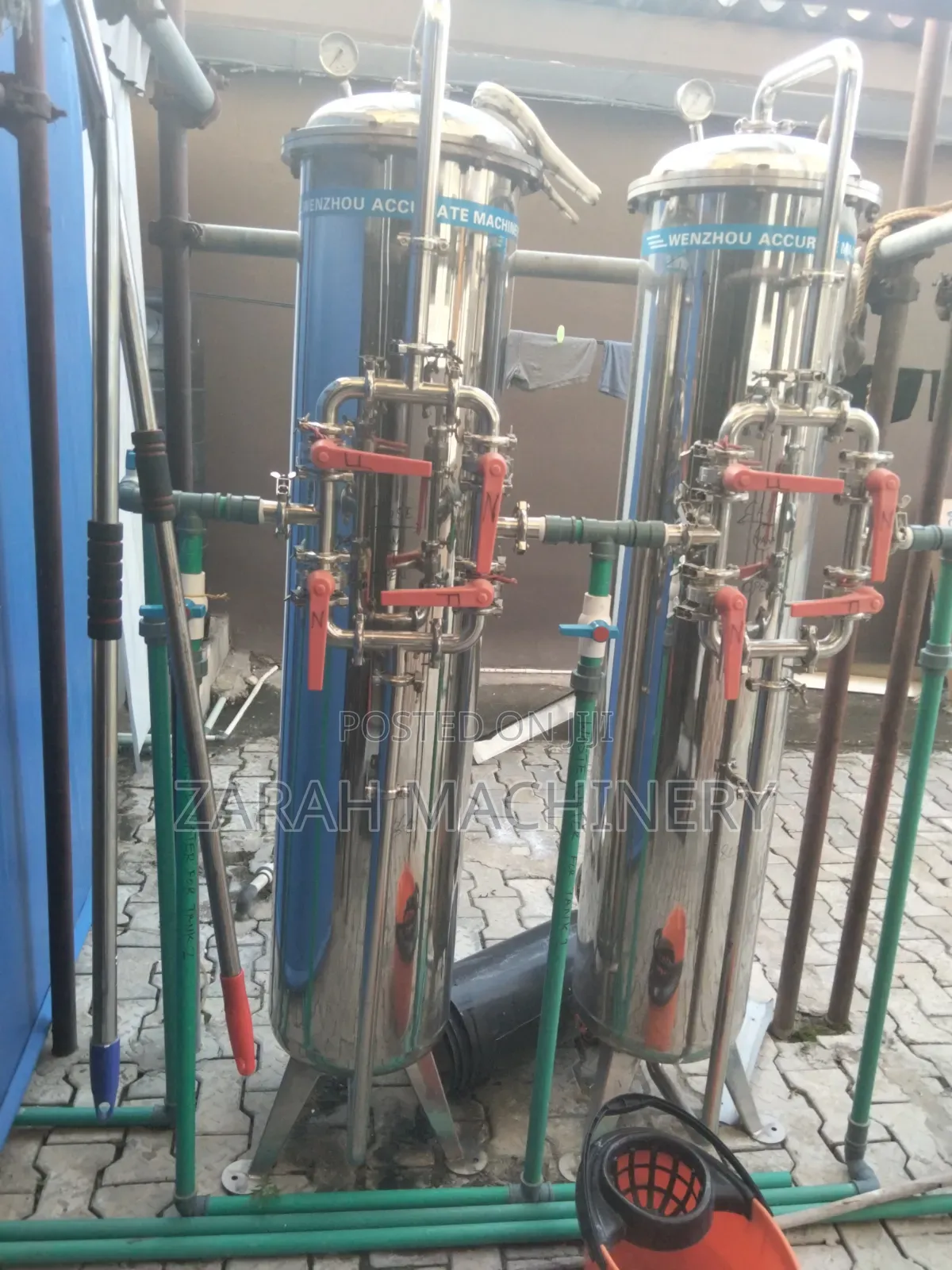 Water Treatment Filtration Tank 2000l/Hr