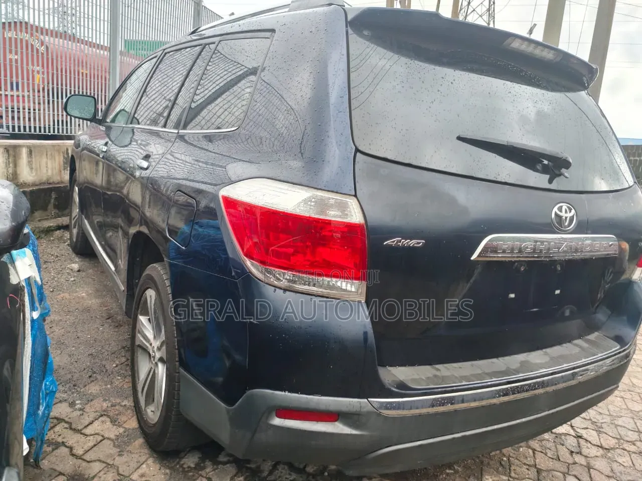 Toyota Highlander Limited 2011 Blue