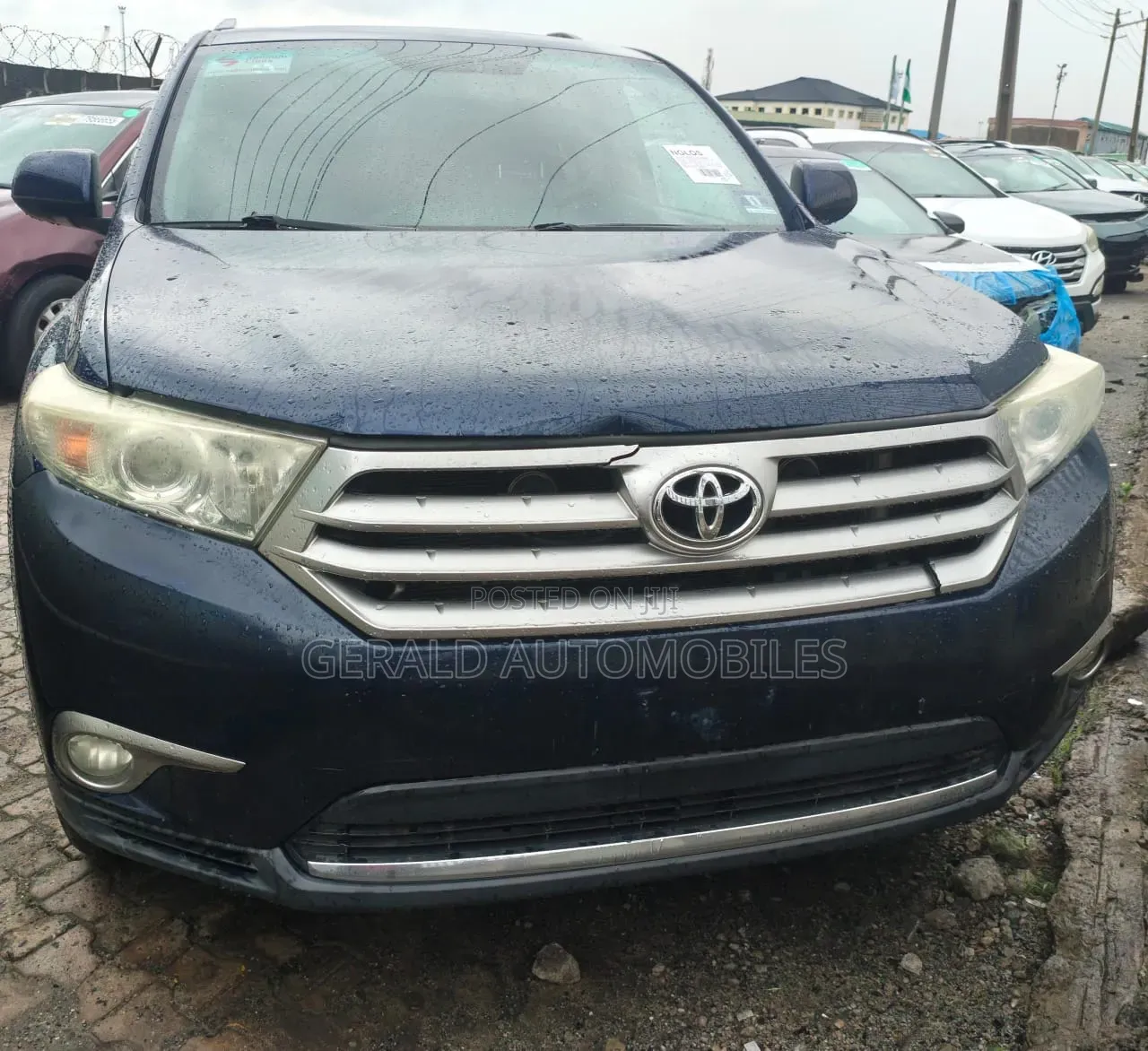 Toyota Highlander Limited 2011 Blue