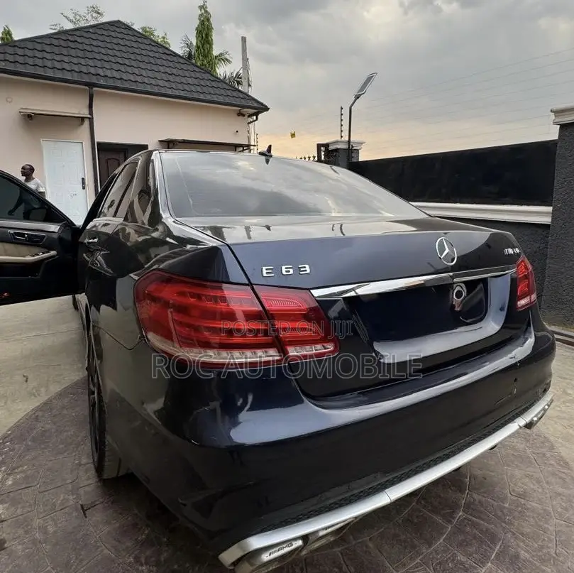 Mercedes-Benz E63 2012 Black
