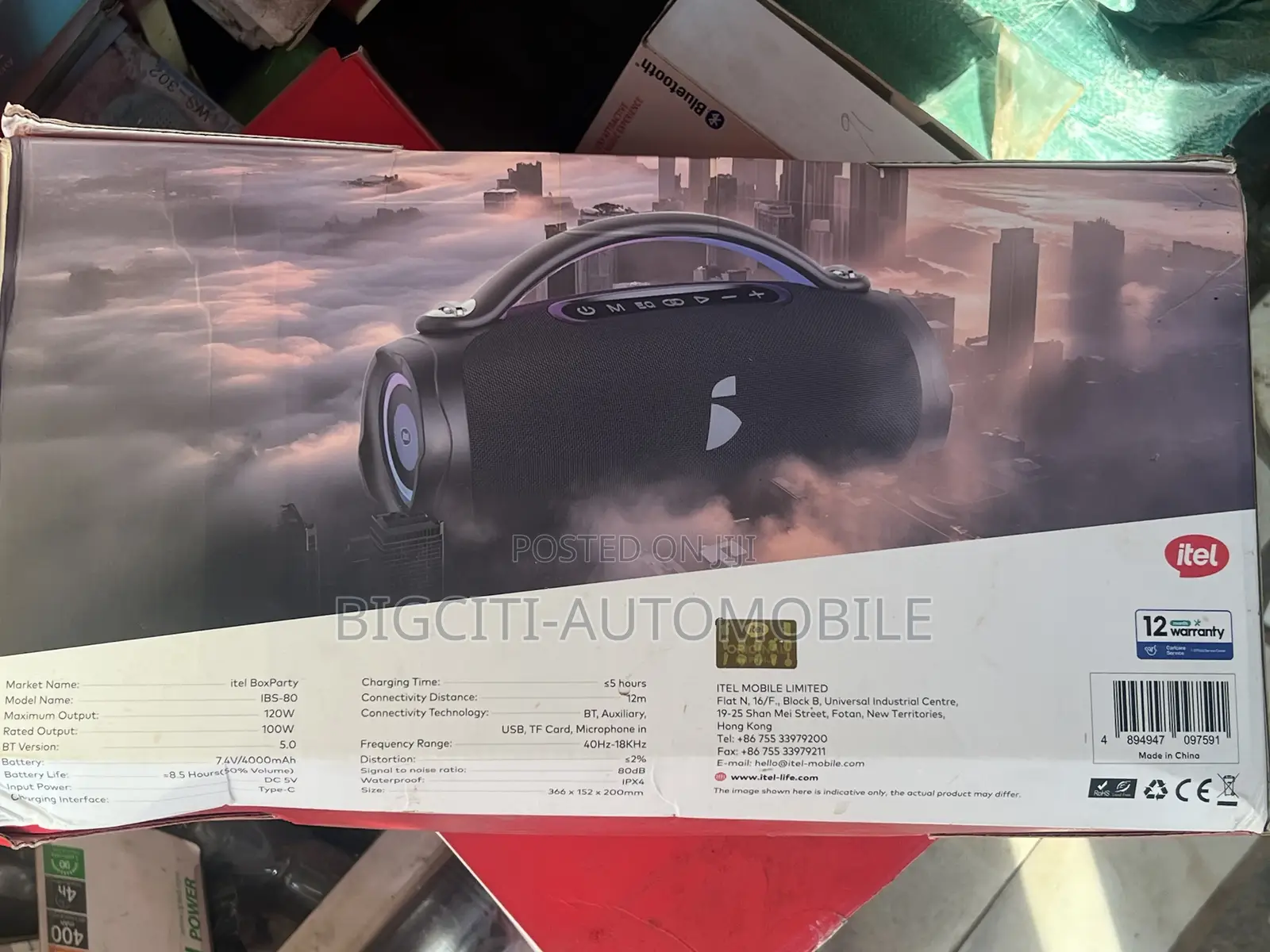 Itel Box Party Bluetooth Speaker. Itel Box Party Mp3 Player