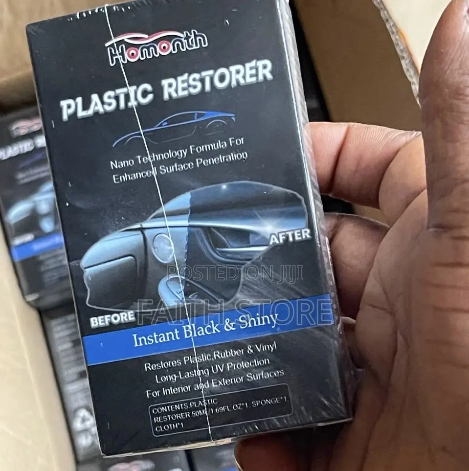 Homonth Plastic Restorer - Car Refurbishment/Upholstery Polishing