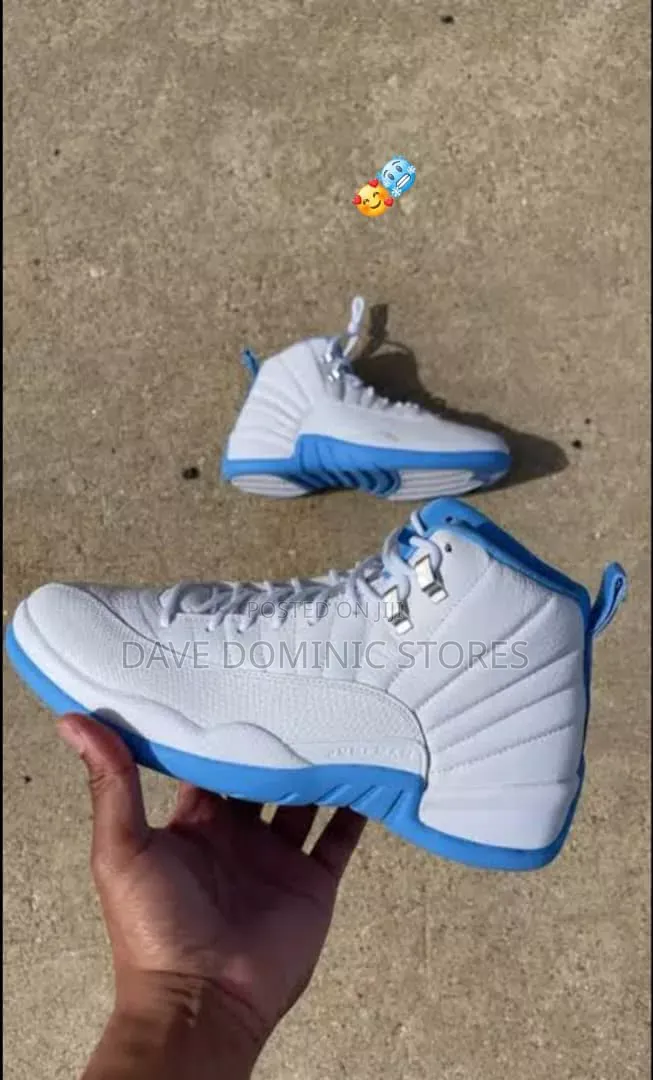 Nike Air Jordan 12 Retro White $ Blue