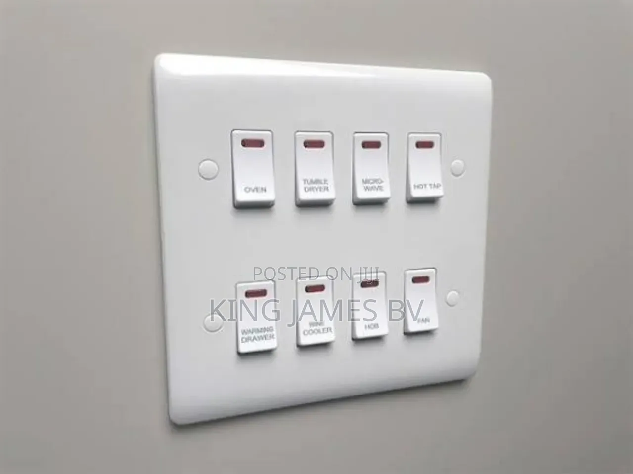 8 Gang Multifunctional Grid Switch