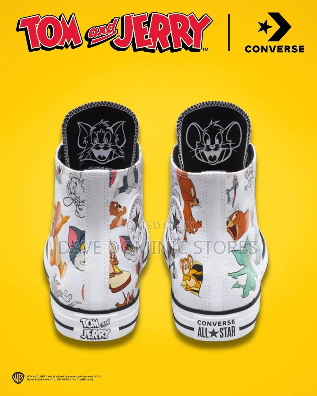 Cop the Tom Jerry X Converse All Star 1970 High