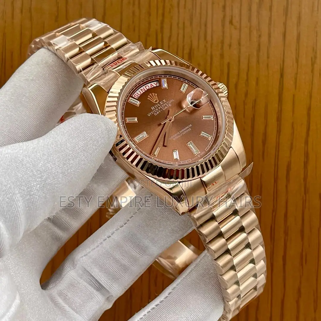 Rolex Day and Date Quality Luxury Men Wristwatch