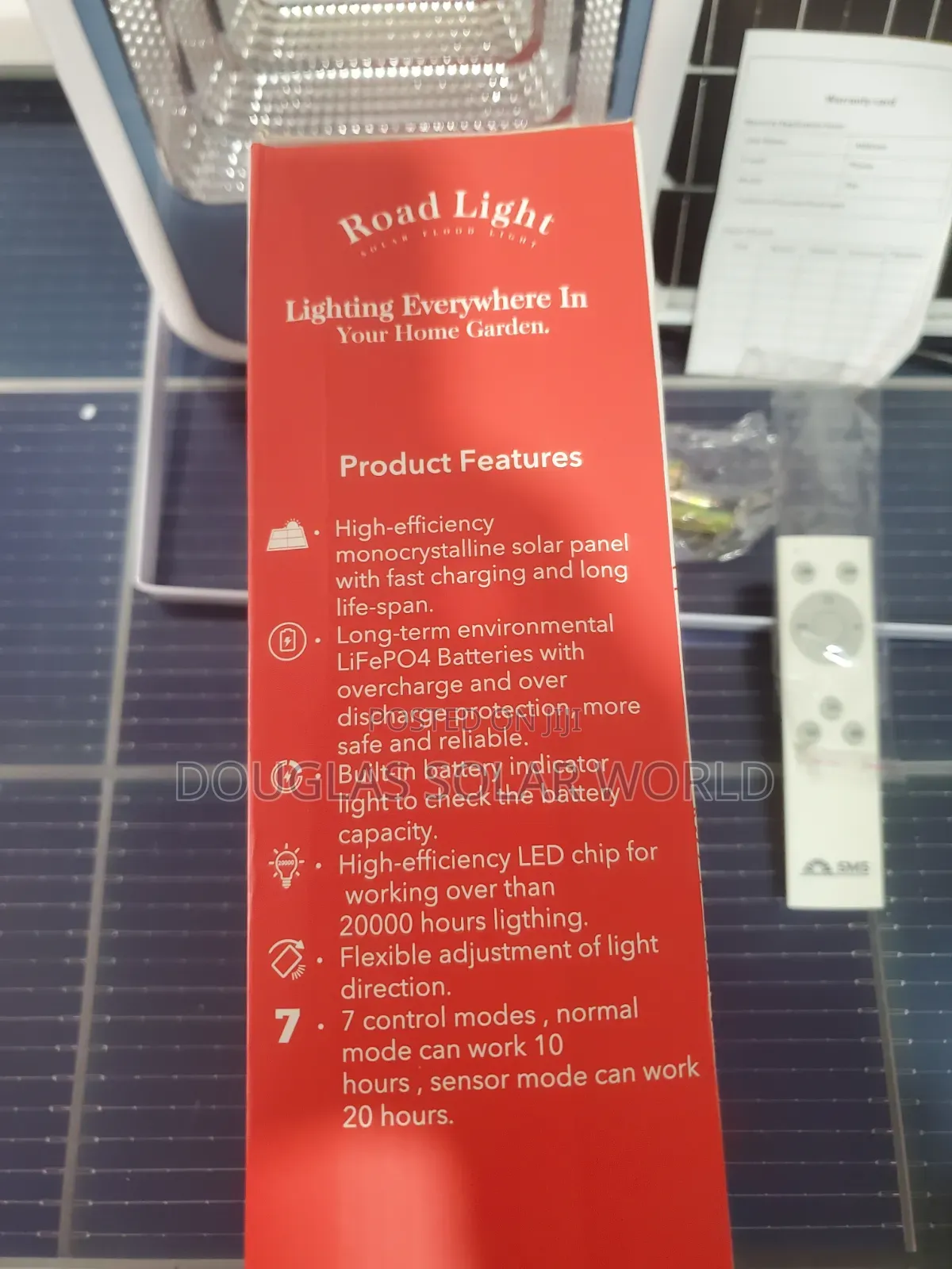 SMS 150w All in One Solar Flood Light