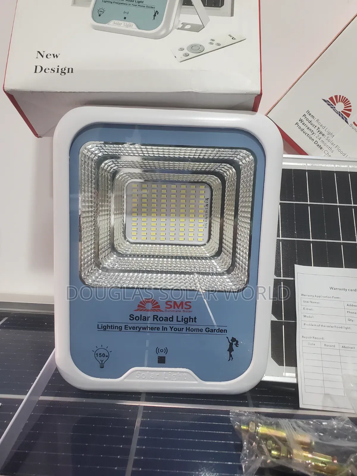 SMS 150w All in One Solar Flood Light