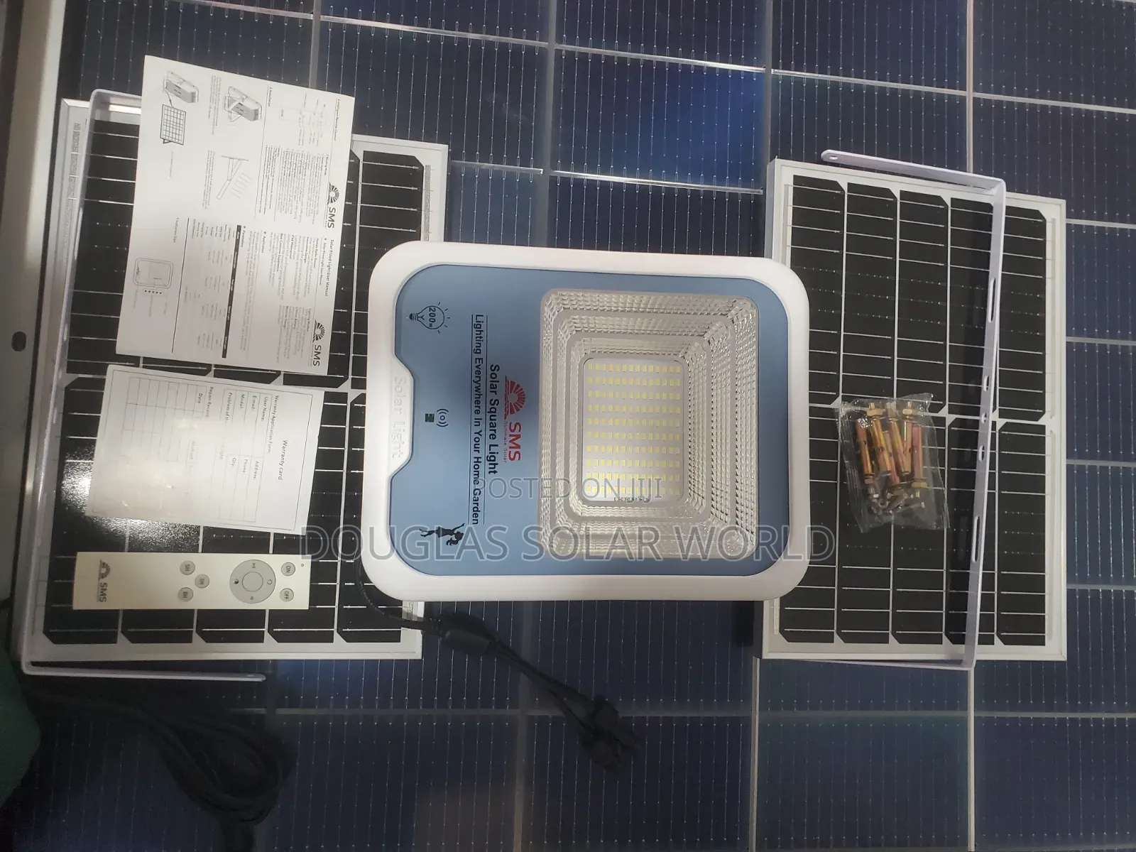 SMS 200w All in One Solar Flood Light