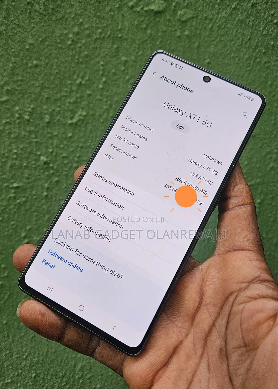 Samsung Galaxy A71 5G 128 GB Blue