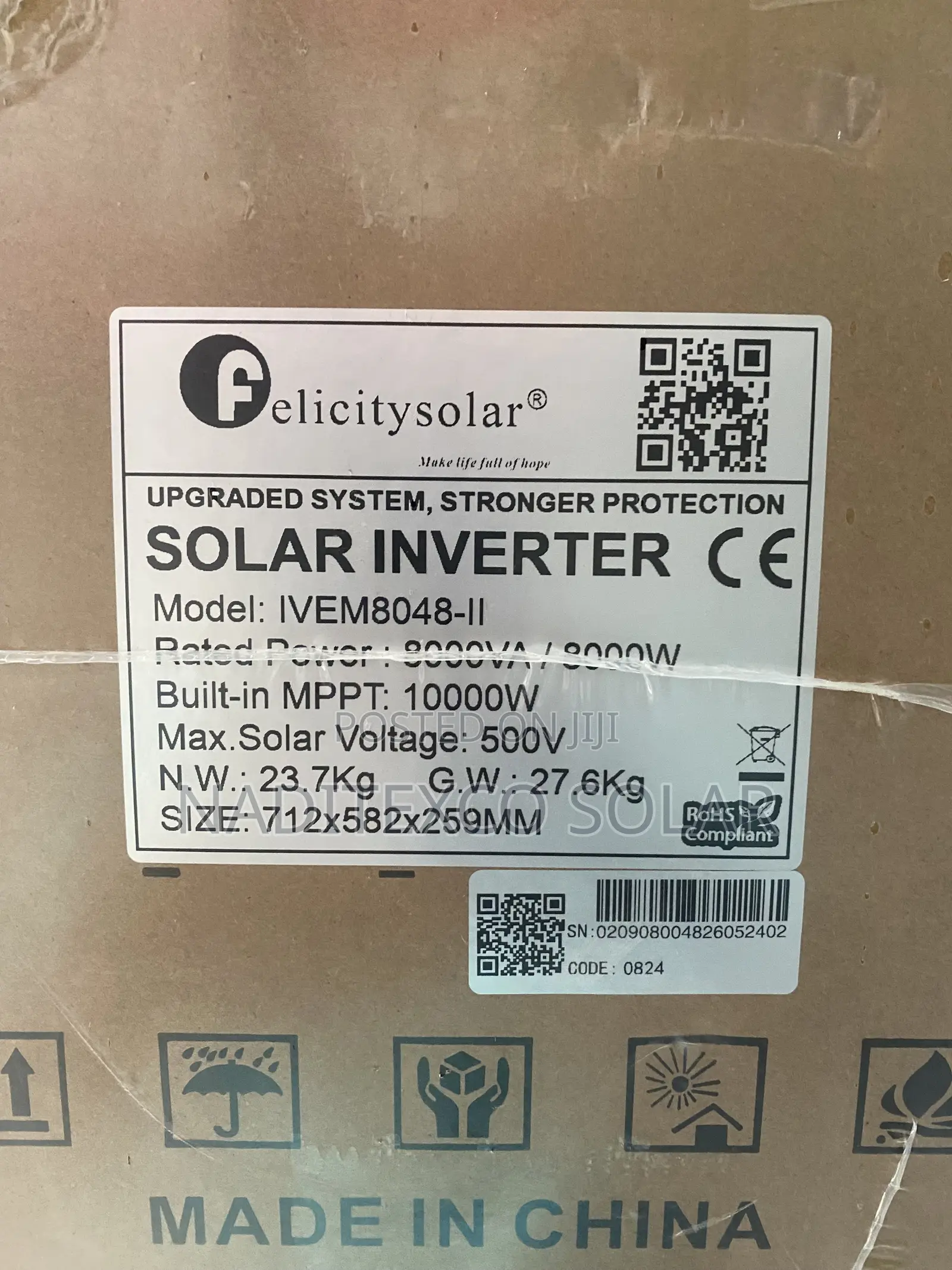 8kva/48v Hybrid Inverter