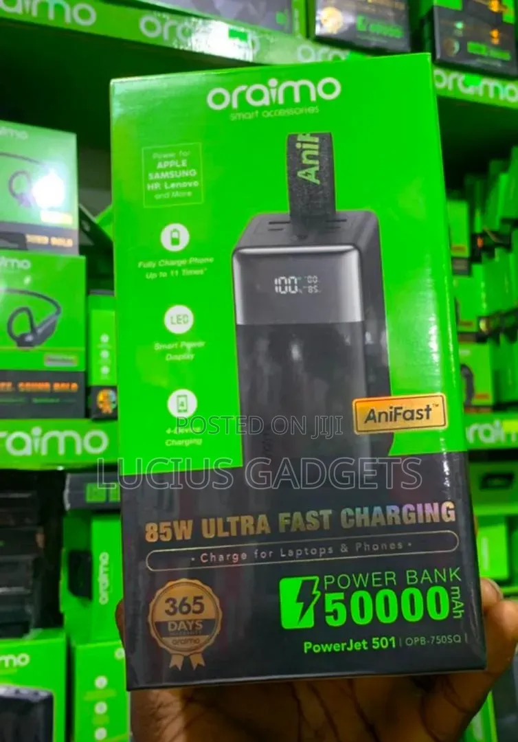 Oraimo 50,000mah Powerbank 85w Powerjet