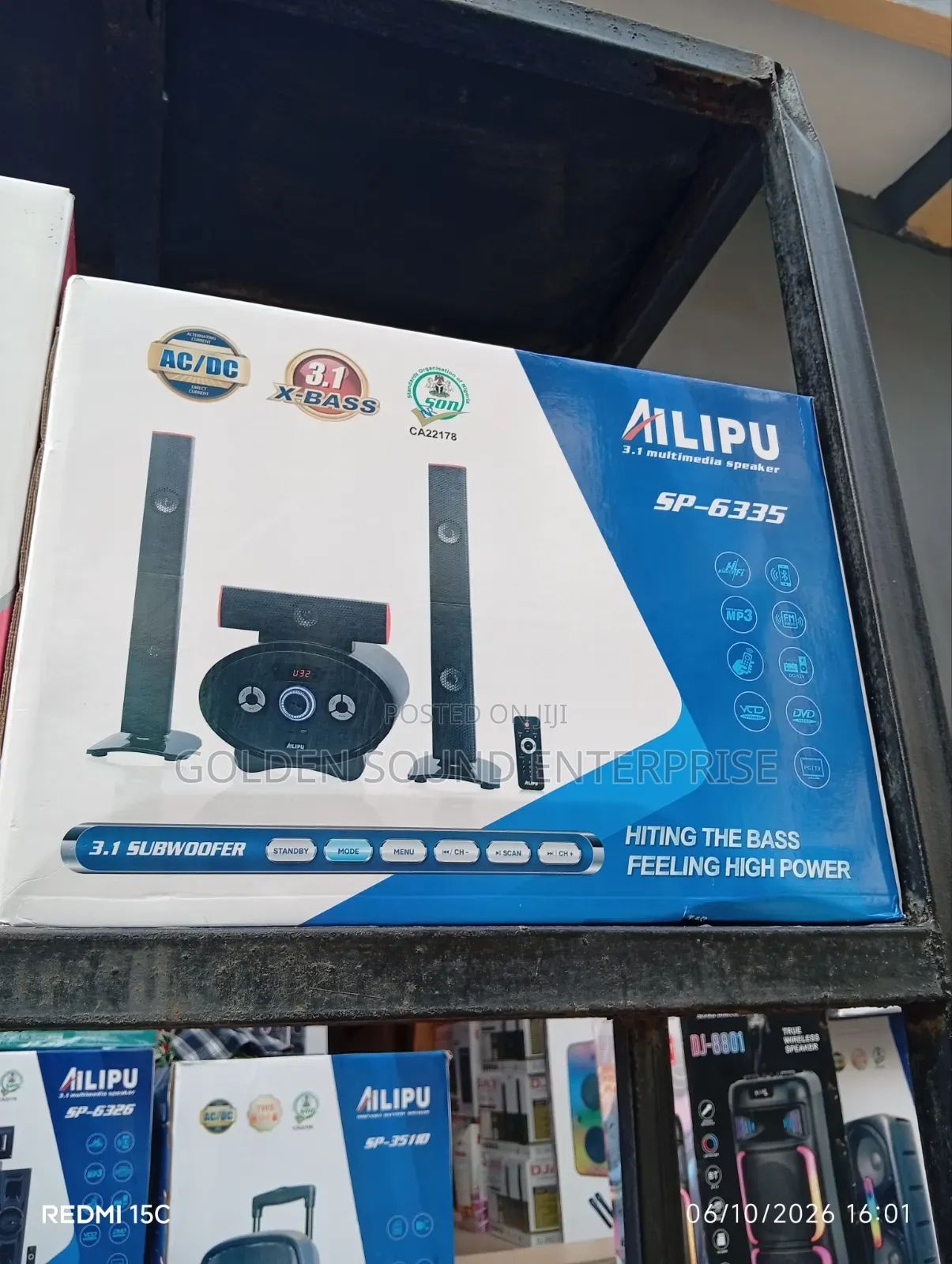 Alipu Home Theater Multimedia Speaker Model Sp6335