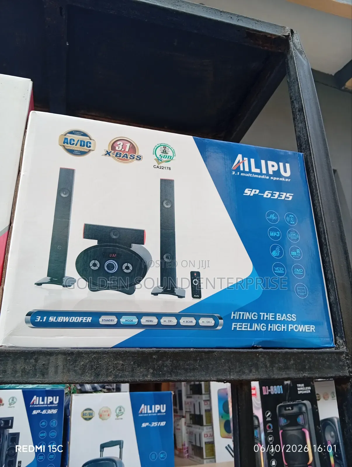 Alipu Home Theater Multimedia Speaker Model Sp6335