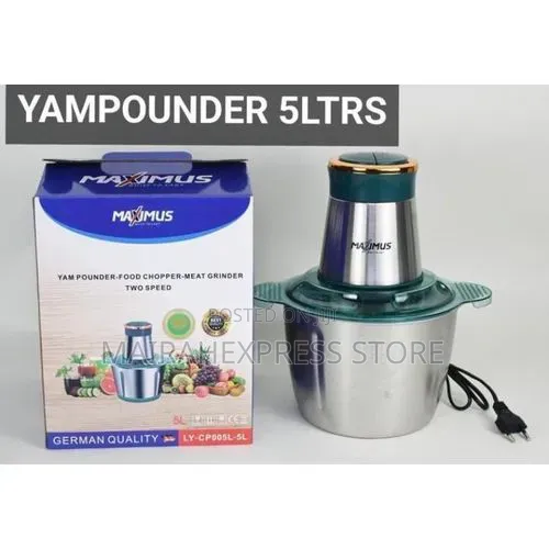 Maximus 5ltrs Yam Pounder/Food Chopper/Meat Grinder 2st7