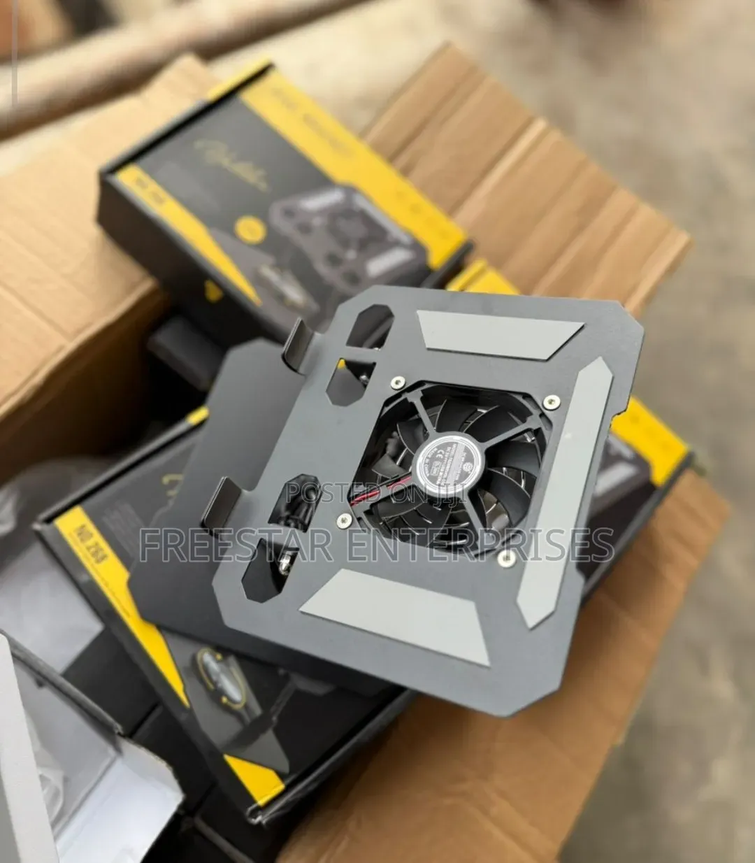 iPad Stand With Cooling Pad. Tablet Stand With Cooling Pad.