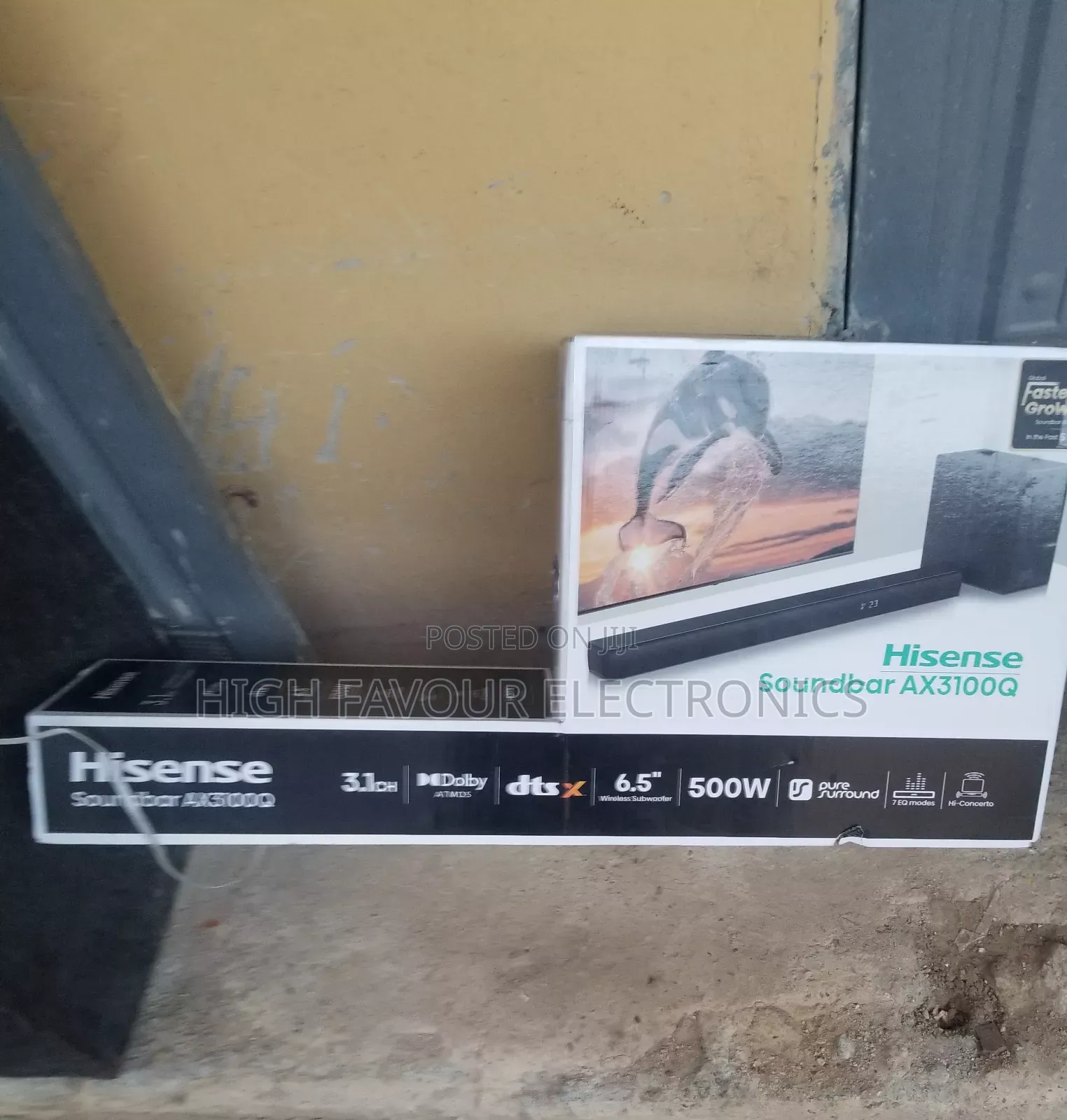Brand New Hisense Soundbar 500watts
