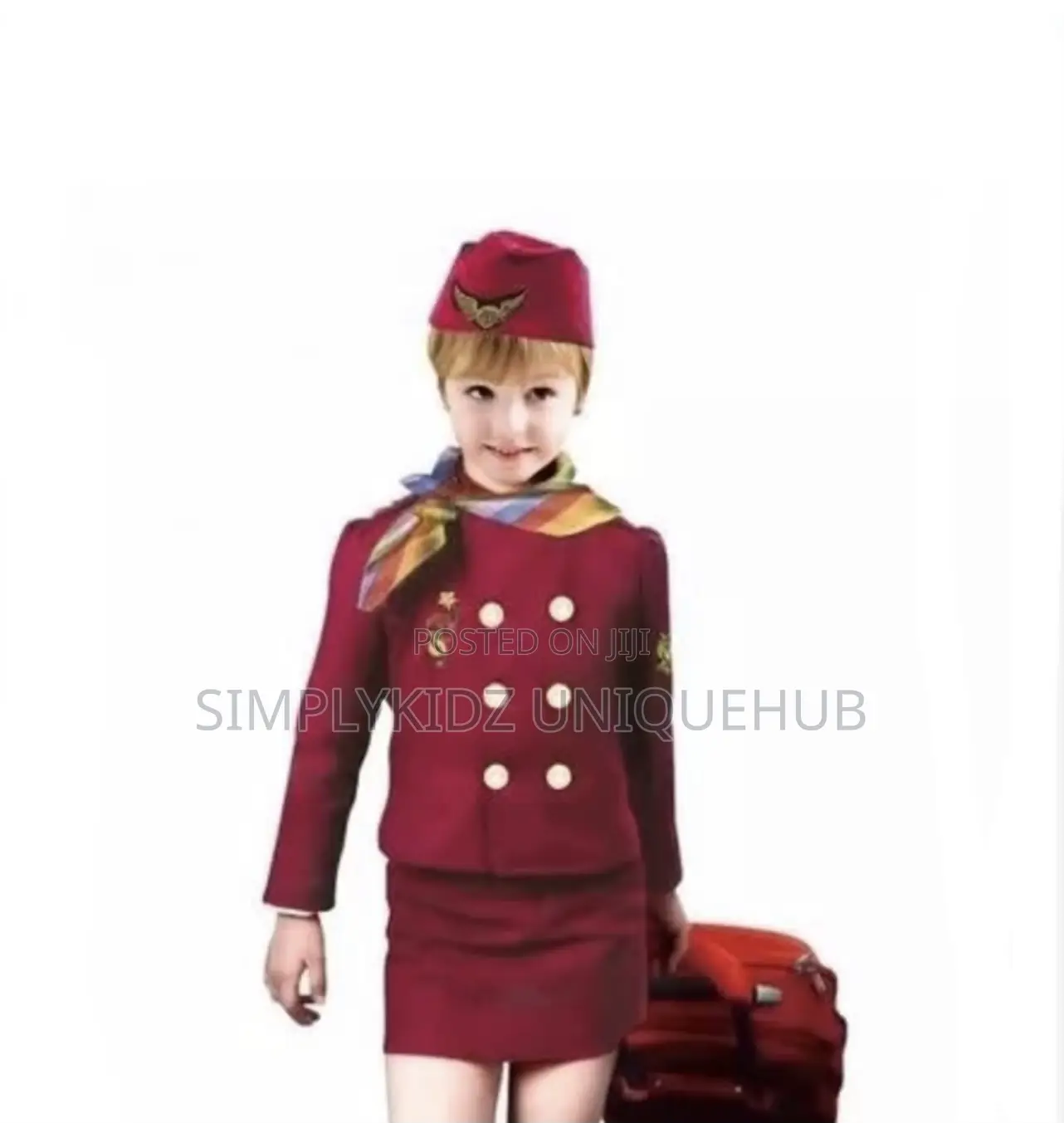 Air Hostess Flight Attendant Career Day Costume
