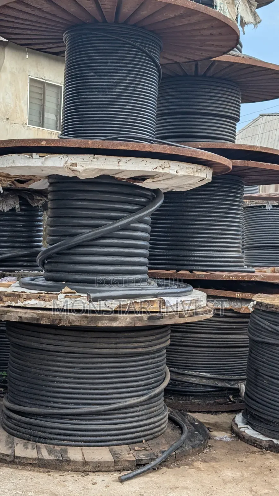 Drum of Armored Cable