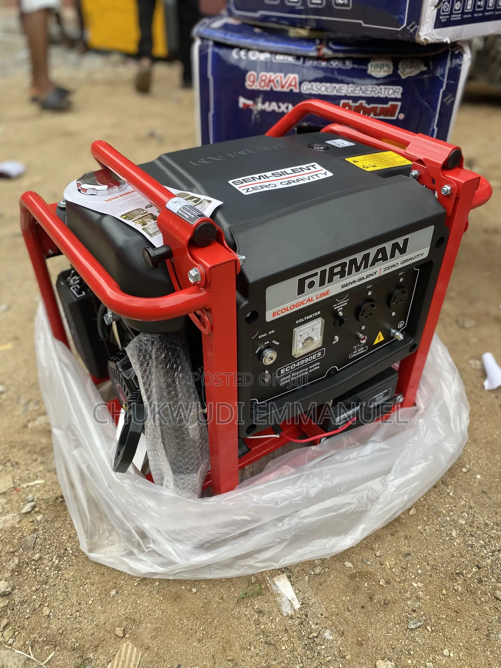 Original Fireman 5.5kva Generator With 100% Copper Coil