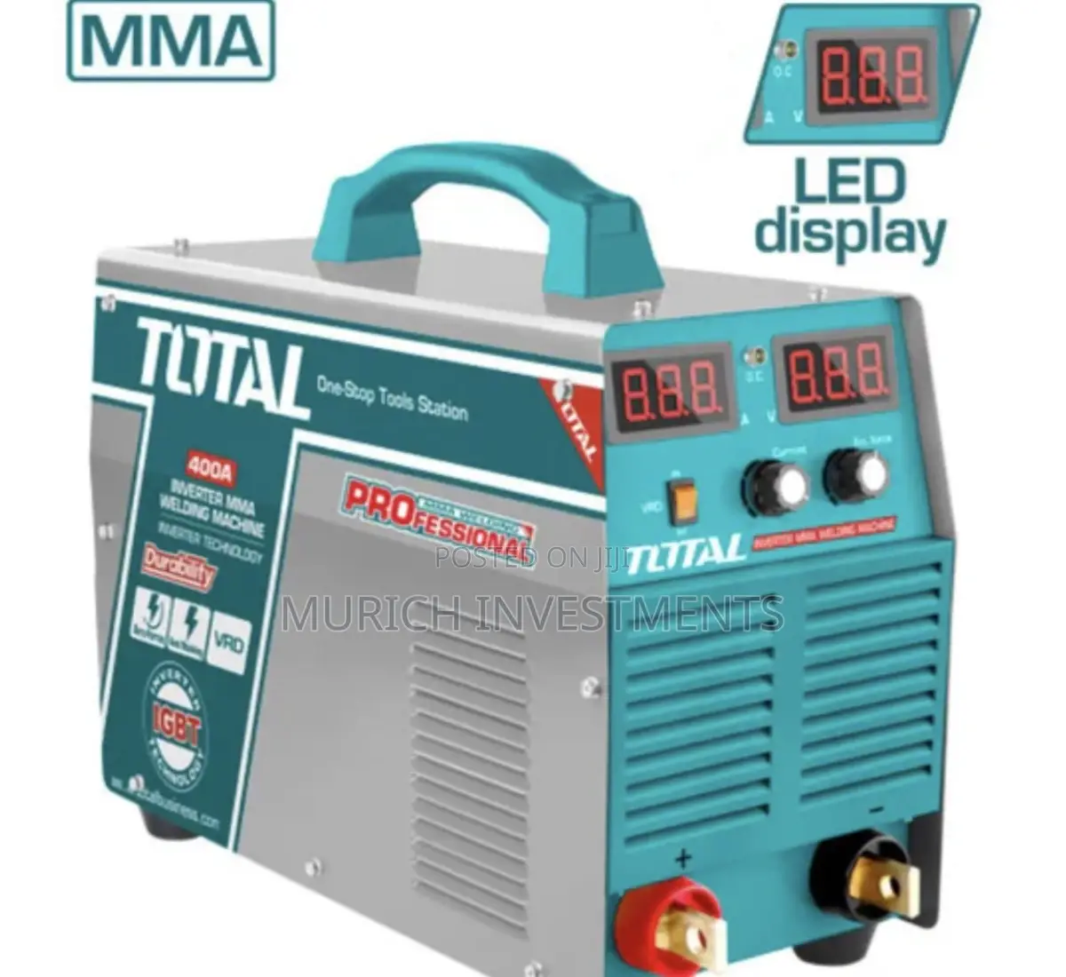 Total Tw24003 Inverter Mma Welding Machine (400a – Three Phase)