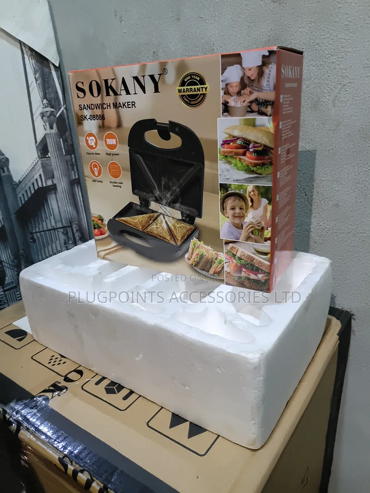 Sokany Sandwich Maker/Toaster 2slice