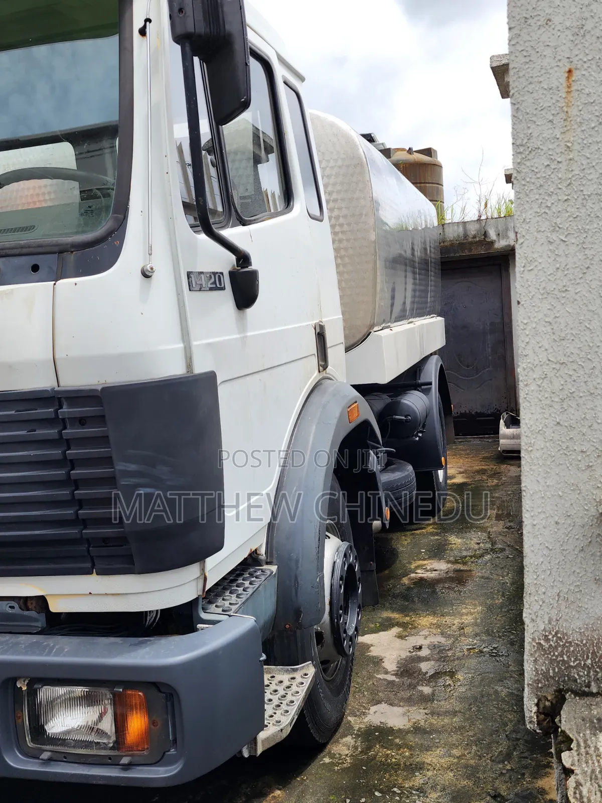Foreign Used Mercedes Benz 1420 Water Tanker