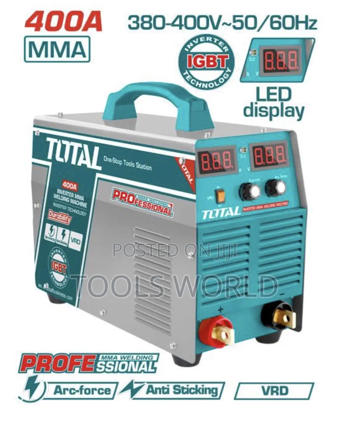 Total 400a Inverter Mma Welding Machine Industrial Three-Phase Welder
