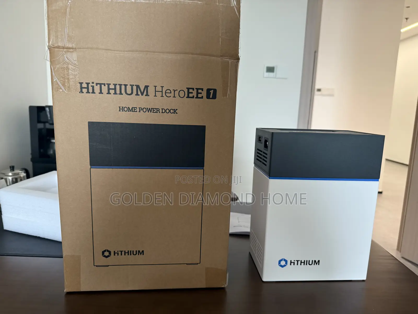 Hithium 1kwh Power Station - Solar Charge + Power for Tv/Fan/Wifi