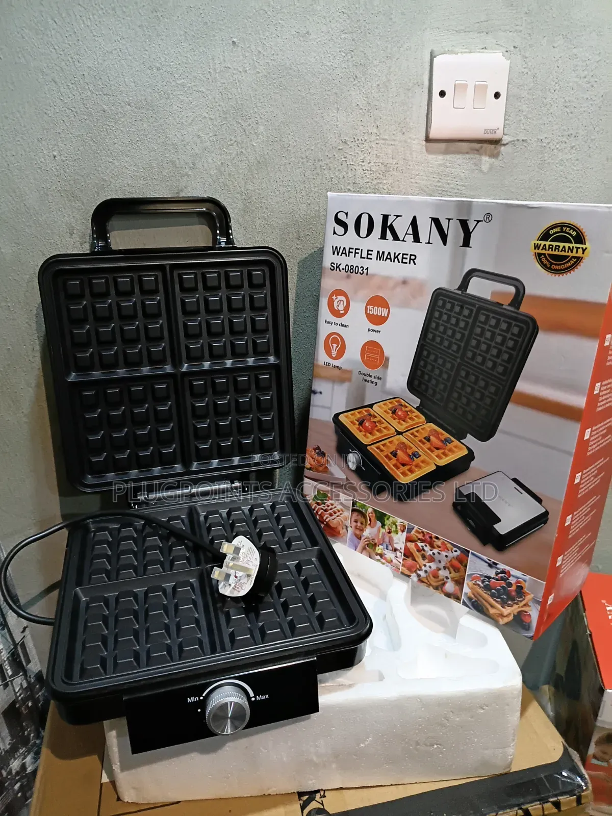 Sokany Waffle Maker 4 Way