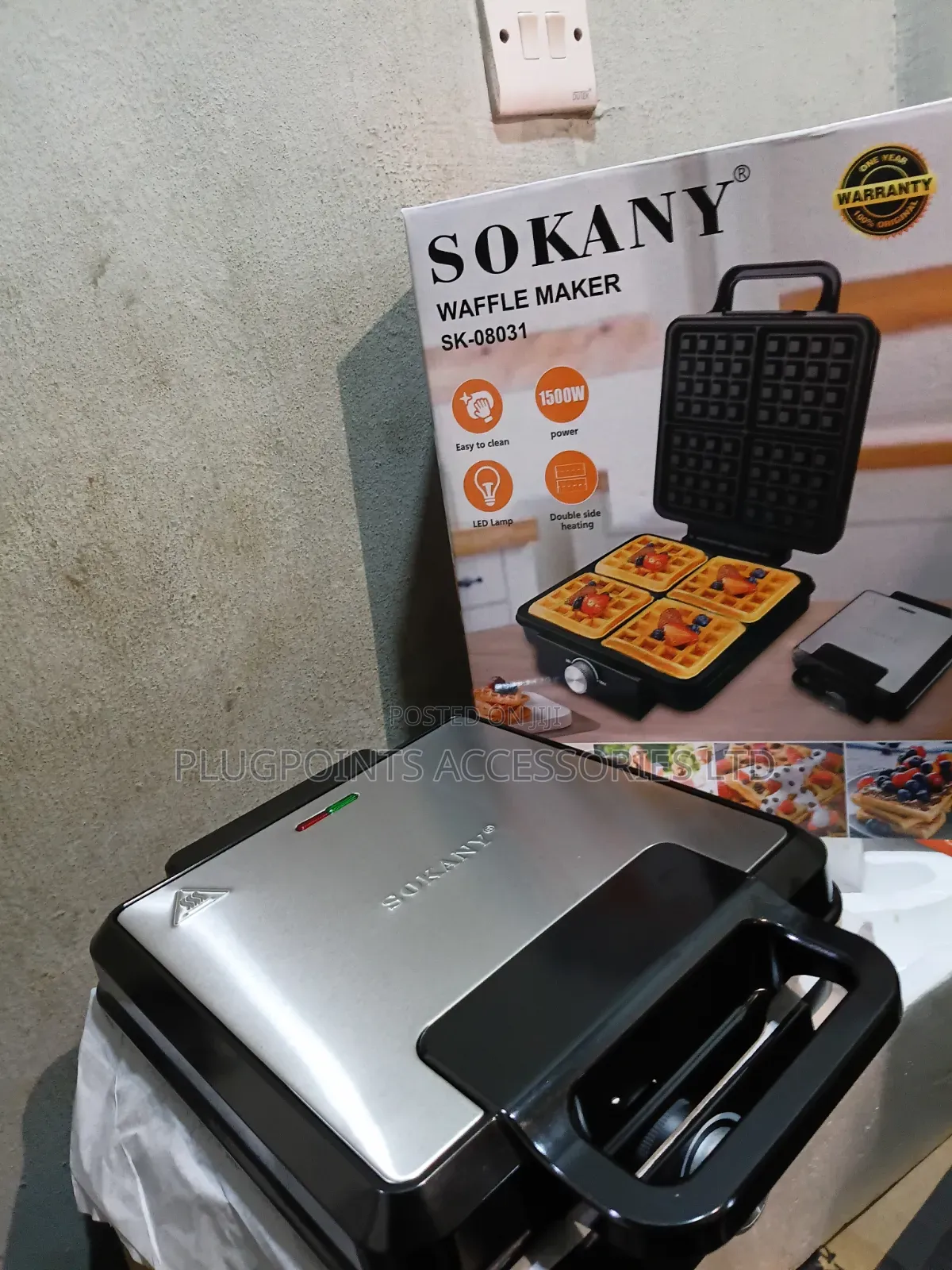 Sokany Waffle Maker 4 Way