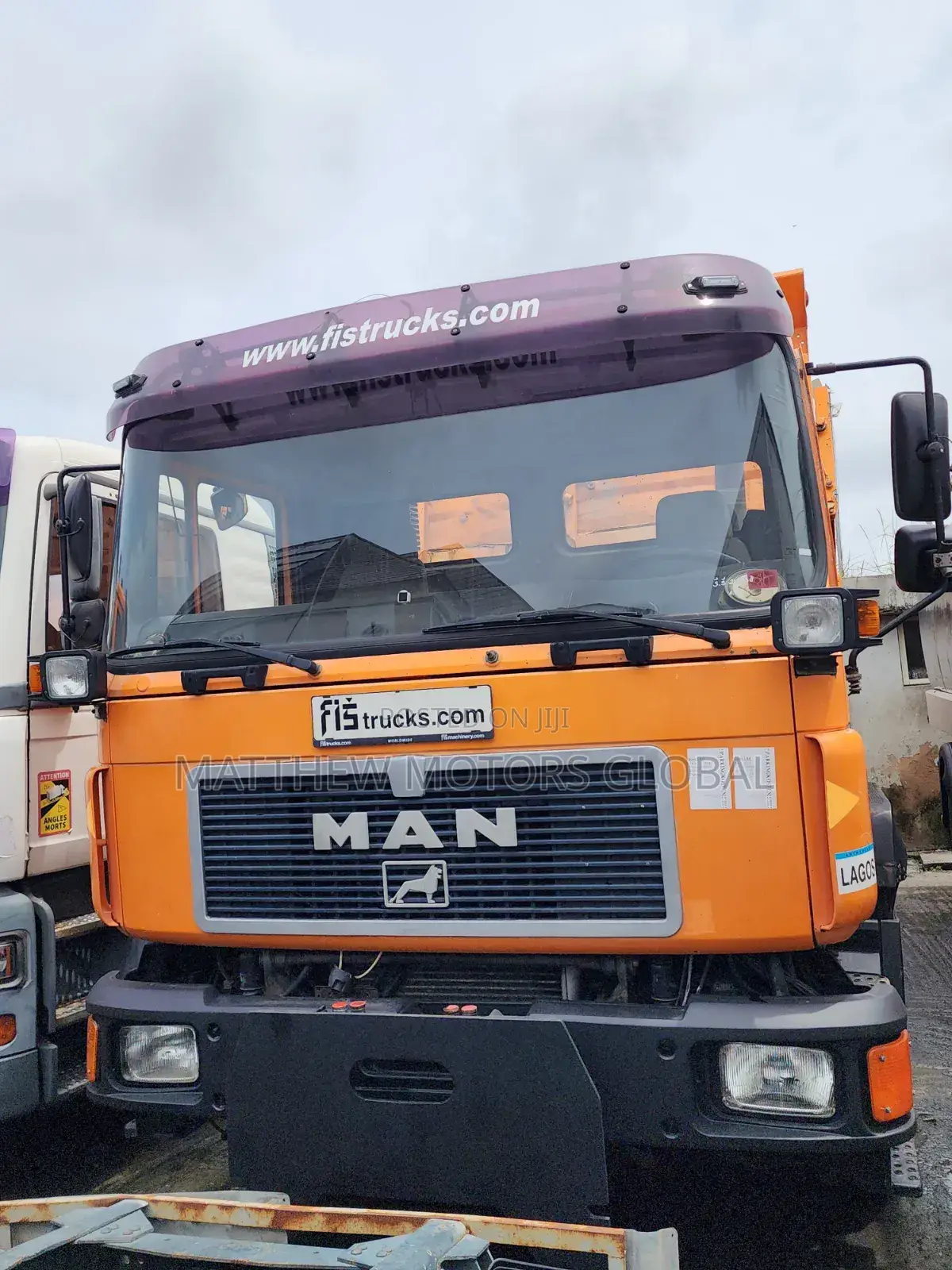 Clean Foreign Used Man Diesel 2005 Orange