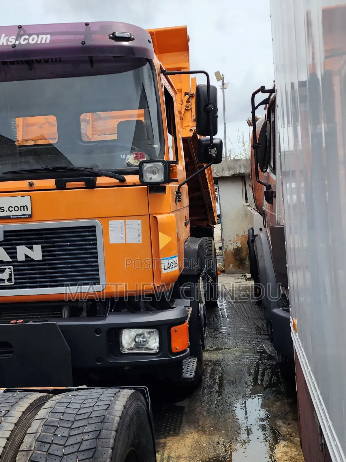 Clean Foreign Used Man Diesel 2005 Orange
