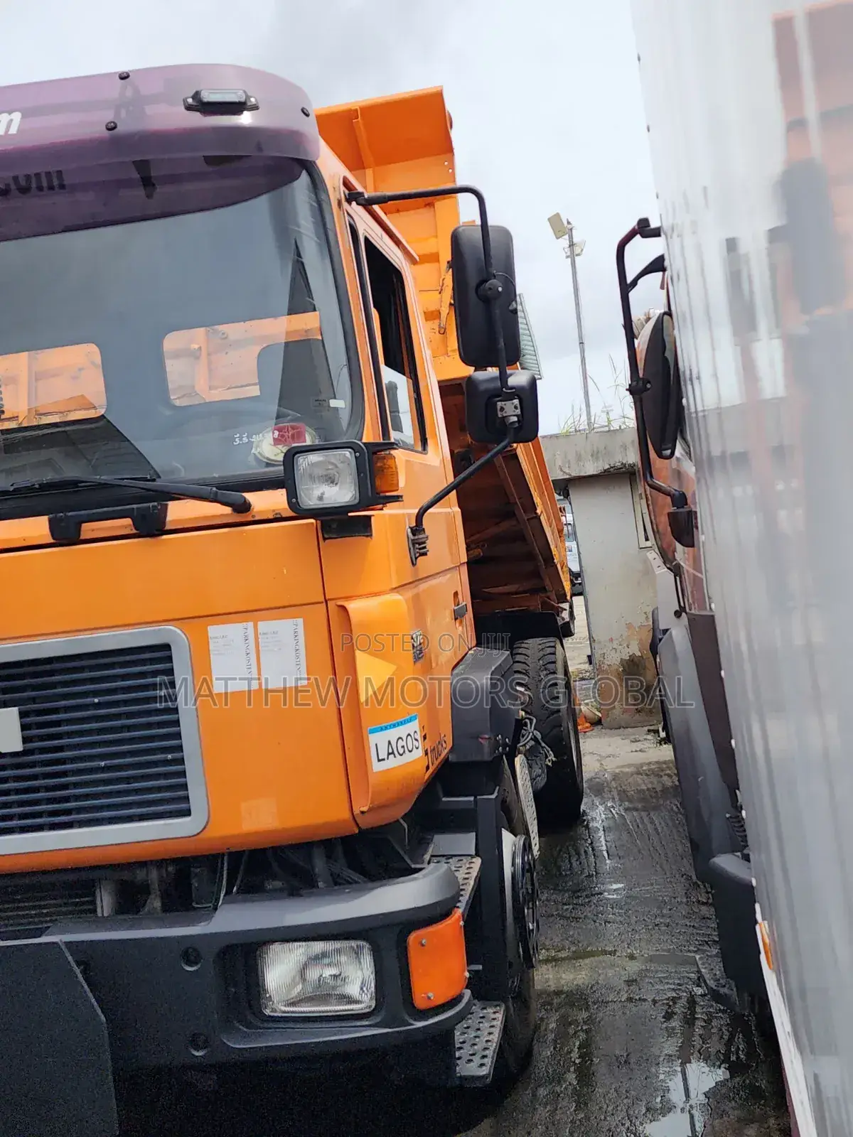 Clean Foreign Used Man Diesel 2005 Orange