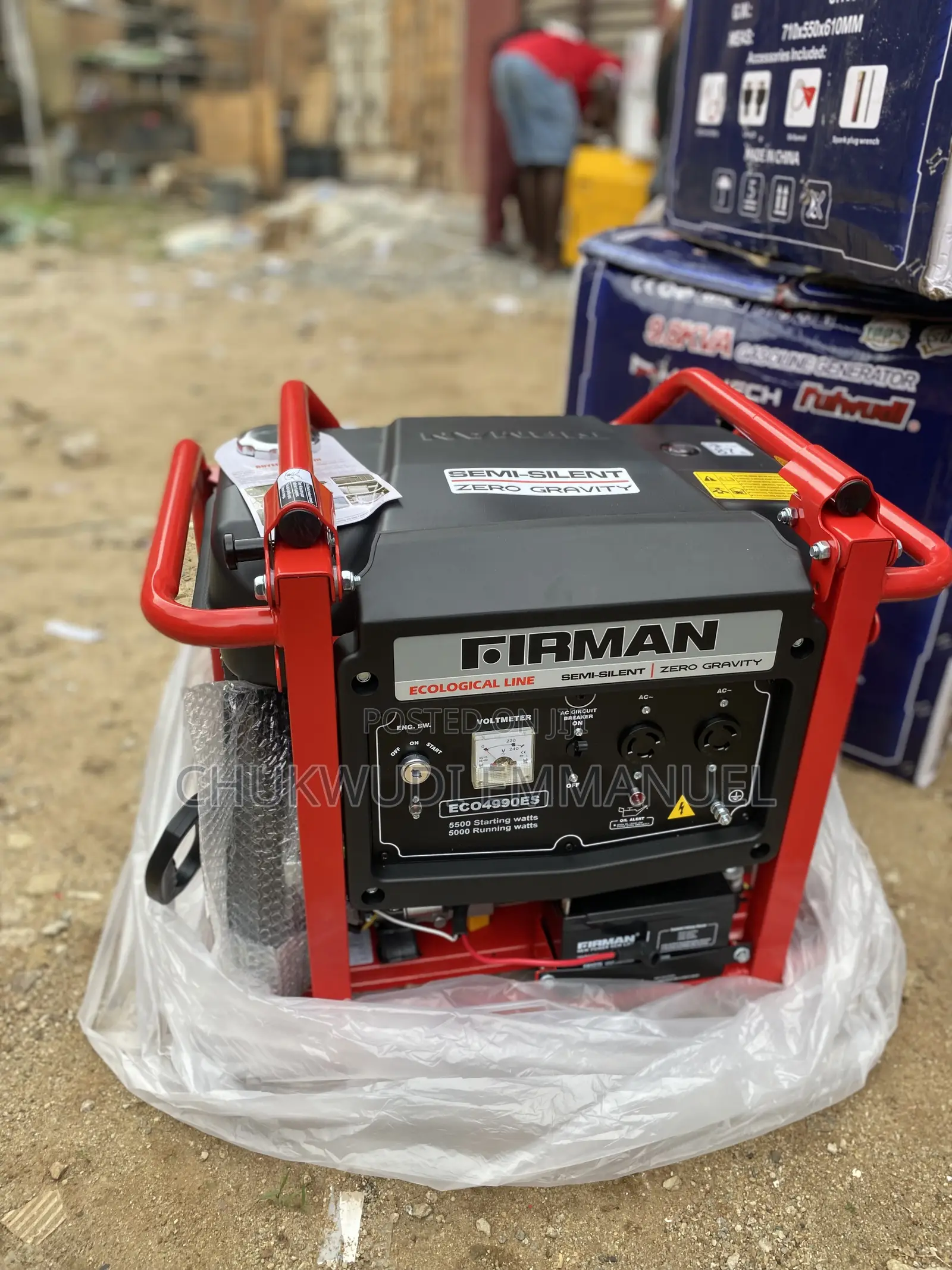 Fireman 5.5kva Generator – Strong Engine, Low Fuel Consumption