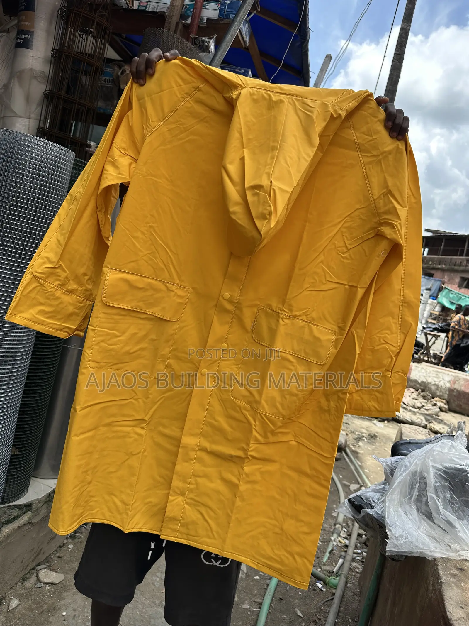 Overall Rain Coat Pure 100% Pvc