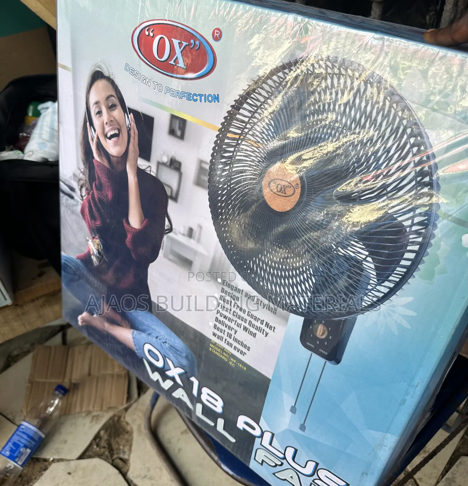 18inches Ox Wall Fan