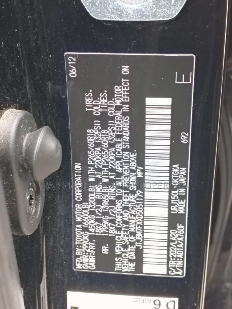 Lexus GX 460 2012 Black