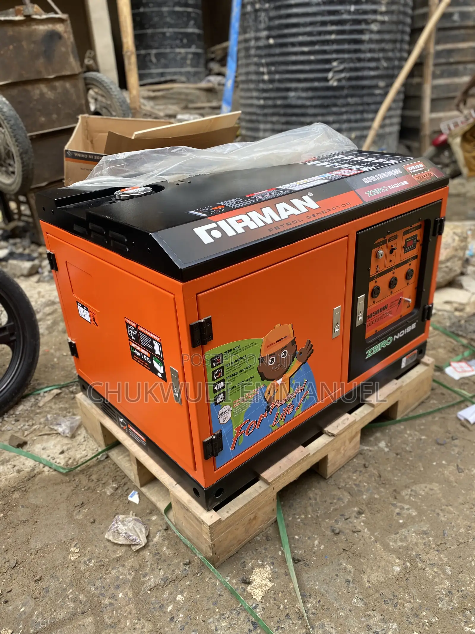 Fireman 10kva Soundproof Generator – Fuel Efficient and Durable
