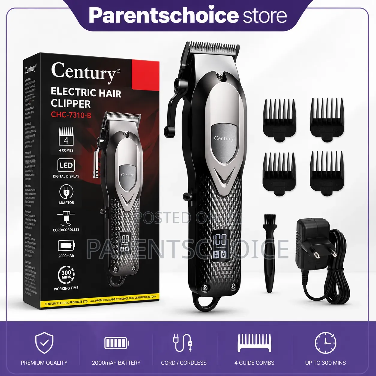 Century Electric Hair Clipper CHC-7310-B