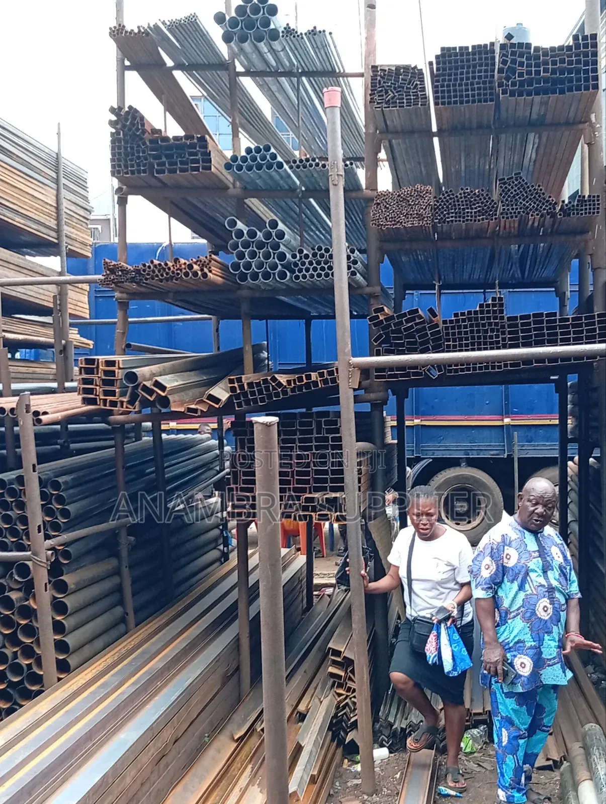 Original 4-inch Galvanized Steel Pipes