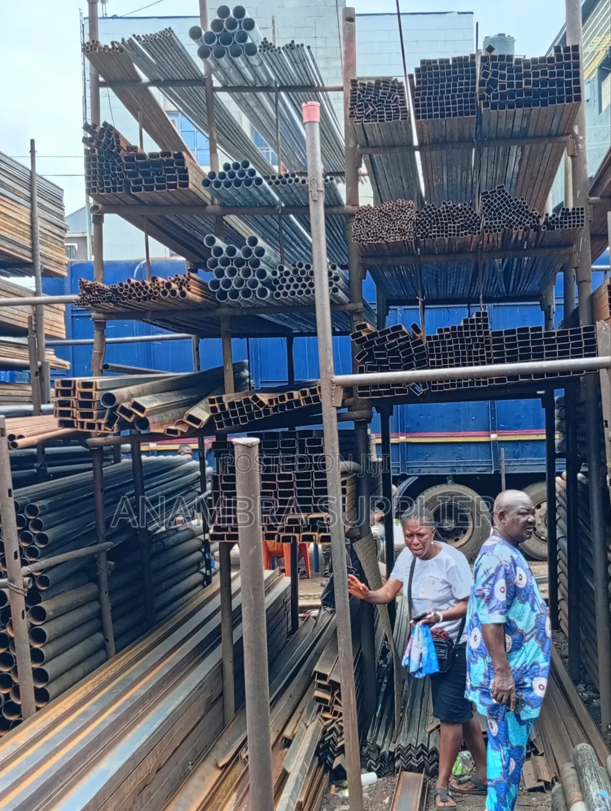 Original 4-inch Galvanized Steel Pipes
